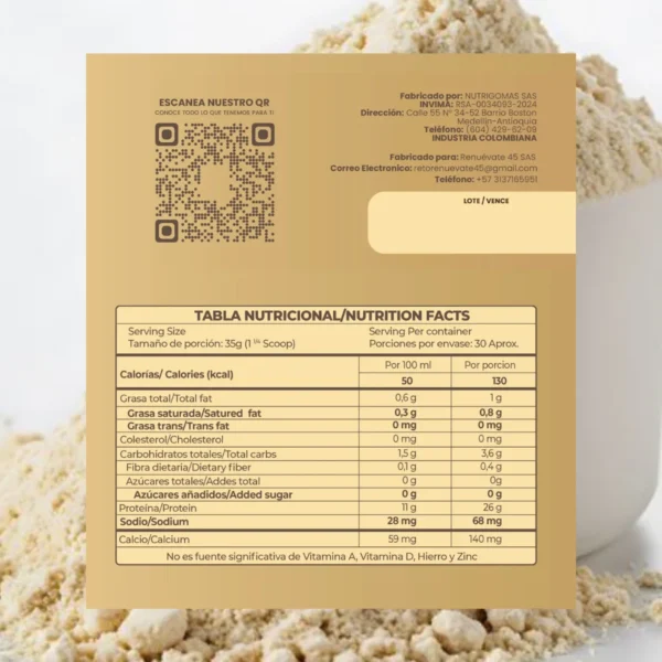 Whey Protein – Sabor Vanilla Cream