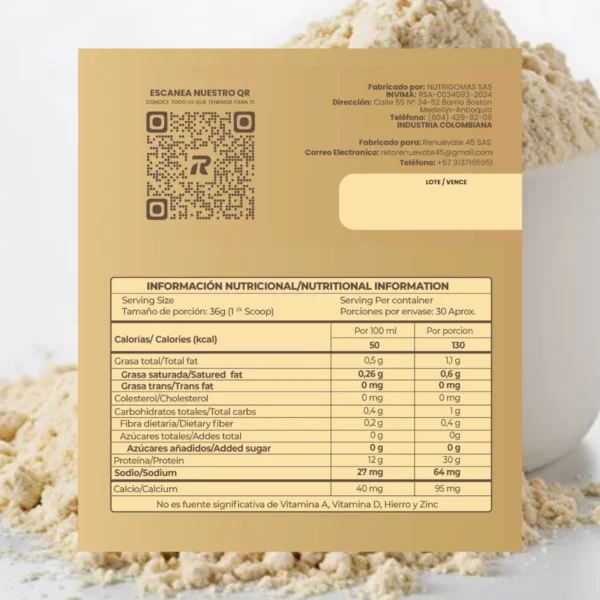 Isolate Whey Protein – Sabor Vanilla Cream